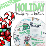 Holiday Thank You Notes {Editable}