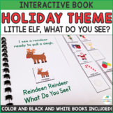 Holiday Christmas Theme Interactive Adapted Book Emergent Reader