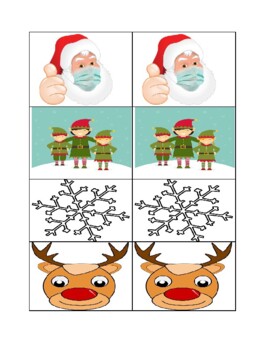 Preview of Holiday Themed ABLLS B5 and B7 Matching Stimuli Cards (Small) FREE