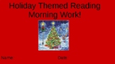 Holiday Themed Reading Text Morning Work