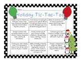 Holiday Tic Tac Toe Choice Board
