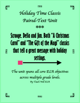 Preview of Holiday Time Classics Paired Text Thematic Unit