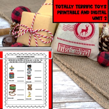 Preview of Holiday Toy Store Functional Math Unit 2