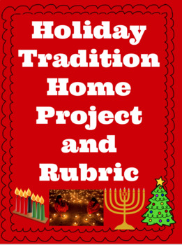 Preview of Holiday Tradition Family Project *Digital Resource*