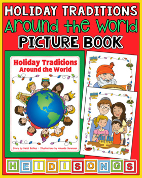 Preview of Holiday Traditions Around the World Picture Book - Heidi Songs