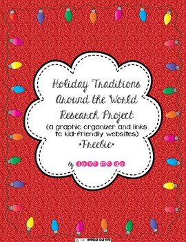 Preview of **Updated!** Holiday Traditions Around the World: A Research Project