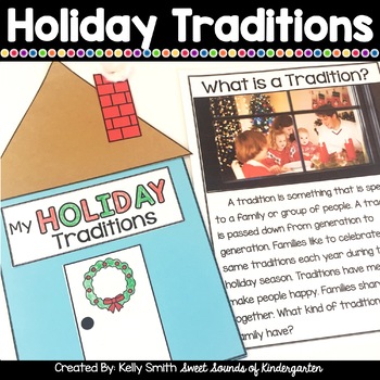 Preview of Holiday Traditions {Craft & Writing Activity}