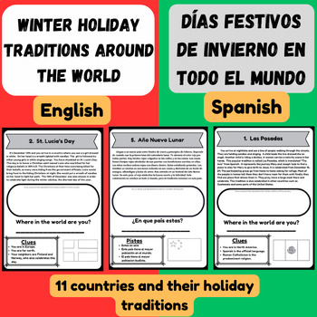 Preview of Holiday Traditions around the world/Tradiciones Navideñas en Todo el Mundo