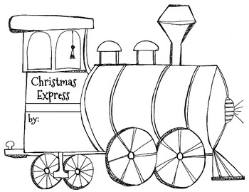 Christmas & Holiday Train Writing and Art Activity by The Classroom ...