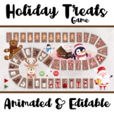 Holiday Treats Gameboard - Do It Yourself Editable Winter Game - All Ages, Easy!
