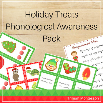 Preview of Holiday Treats Phonological and Phonemic Awareness Activities for Christmas
