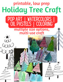 Holiday Tree Craft | Watercolor, Pop Art, Bulletin | Chris