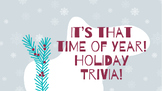 Holiday Trivia: Name that Tune & Movie Scenes