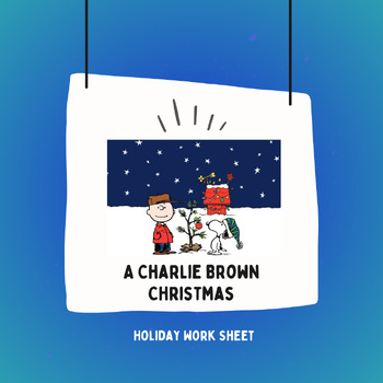 Preview of Holiday Video Sheet - A Charlie Brown Christmas