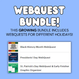 Holiday WebQuest GROWING BUNDLE!