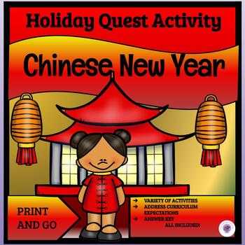 Preview of Holiday Webquest Activity ~ Chinese New Year
