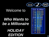 Holiday Who Wants to be a Millionaire PowerPoint Game