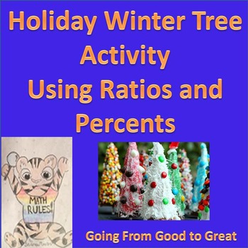 Preview of Holiday Winter Trees Ratio/Percent Activity