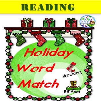 Preview of Holiday Word Match