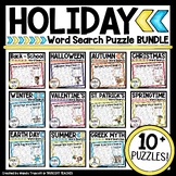 Holiday Word Search BUNDLE