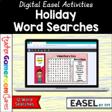 Holiday Word Search Easel Activity