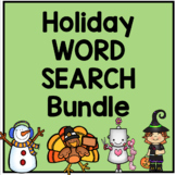 Holiday Word Search Puzzles Bundle