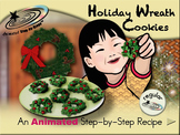Holiday Wreath Cookies - Animated Step-by-Step Recipe - Regular
