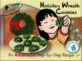 Holiday Wreath Cookies - Animated Step-by-Step Recipe - Sy