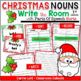 Fun Christmas Activities | Christmas Nouns Write the Room