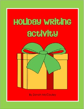 Preview of Holiday Writing Activity