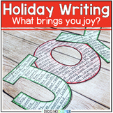 Holiday Writing Activity for Christmas, Hanukkah, Kwanza