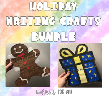 Preview of Holiday Writing Crafts Bundle