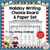Holiday Writing Paper Set and Choice Board for Hanukkah an
