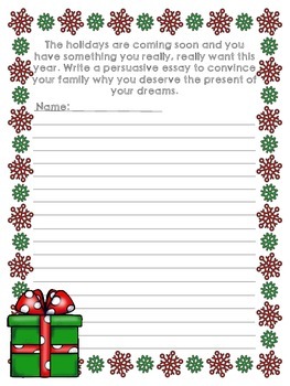 Holiday Writing Prompts by Night Owl Trading Post | TpT