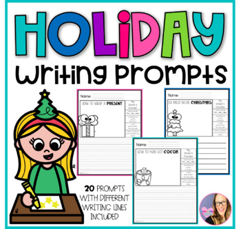 Preview of Holiday Writing Prompts