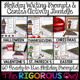 Holiday Writing Prompts and Center Activity Bundle