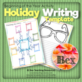 Holiday Writing Template