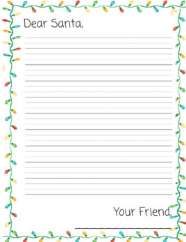 Preview of Holiday Writing paper templates