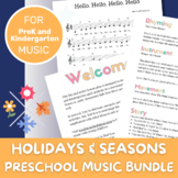 Holiday and Season Music Lesson Plan Bundle | 10 Plans | M