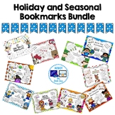 Holiday and Seasonal Bookmarks Bundle