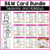 #sunnydeals24 Holiday and Seasonal Cards Bundle - (B&W - B