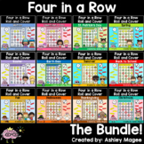 Holiday and Seasonal Four in a Row: Addition Game Math Cen