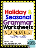 Holiday and Seasonal Grammar Bundle