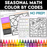 Holiday and Seasonal Third Grade Math Worksheets and Activ