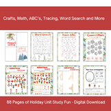 Holiday and Winter Unit Study - Multiple Ages - 88 Pages