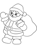 Holiday coloring sheets: part 1