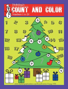 Preview of Holiday's Counting and Coloring Numbers 1 to 20