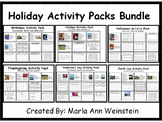 Holidays Activity Packs Bundle