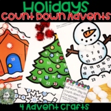 Holidays Advent Calendar Counting Count Down Christmas Cra