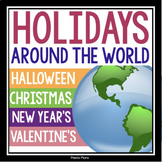 HOLIDAYS AROUND THE WORLD: CHRISTMAS, VALENTINE'S DAY, & HALLOWEEN BUNDLE